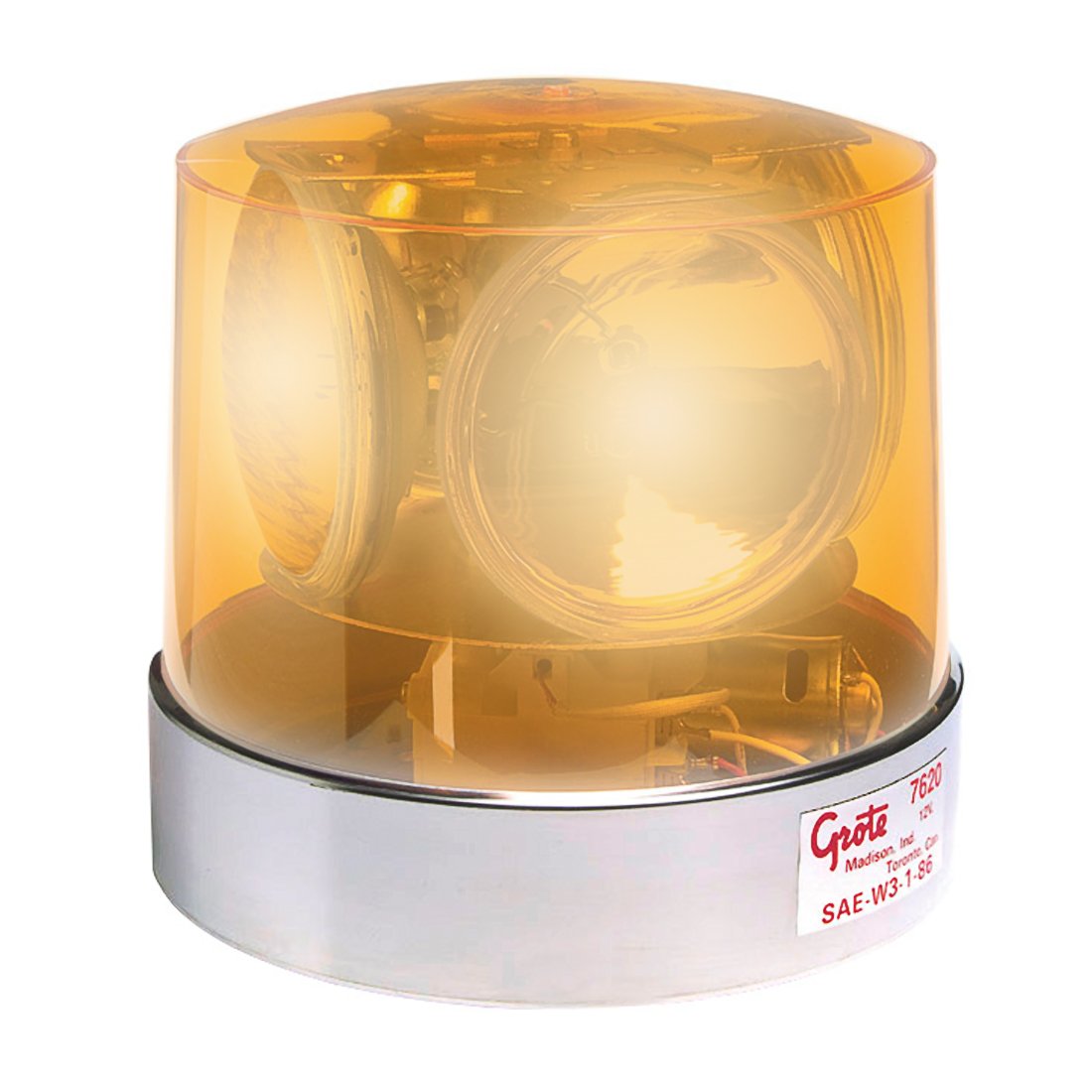 Revolving Amber Emergency Warning Heavy duty Magnetic Light 