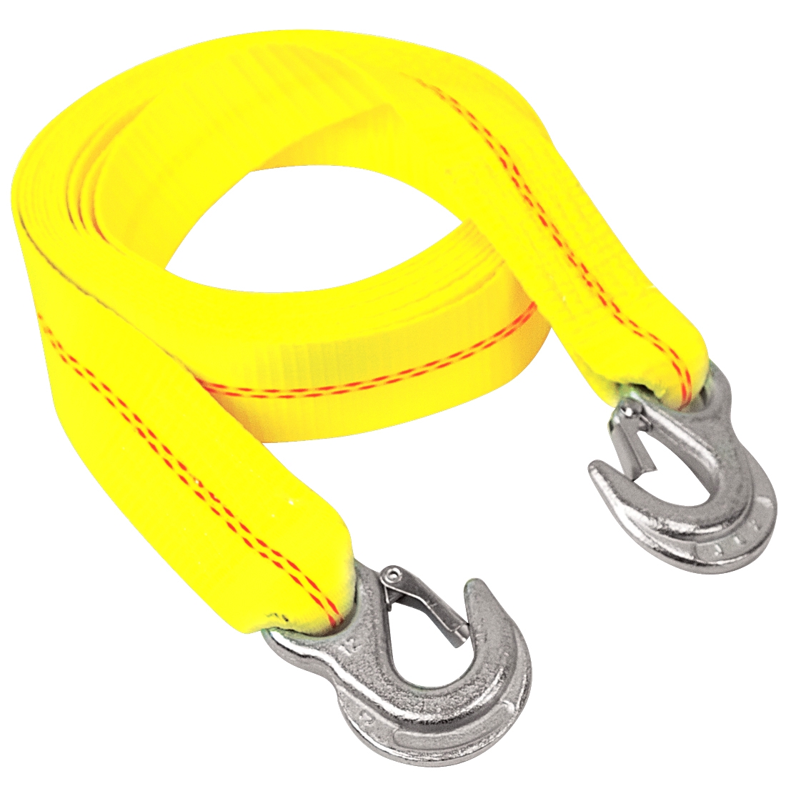2 x 10' Polyester Tow Strap with Forged Safety Hooks